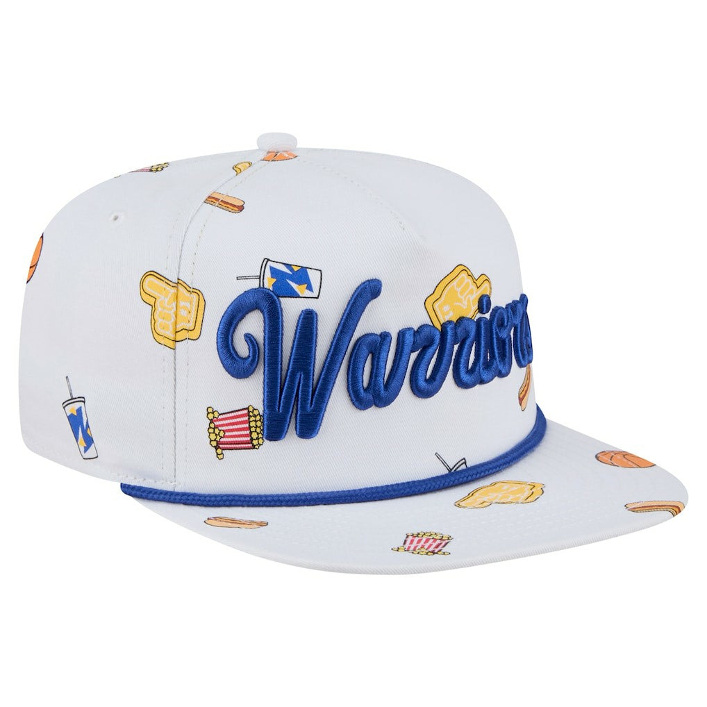 New Era - Golden State Warriors Team Cheer Rope 19TWENTY Adjustable Hat - White