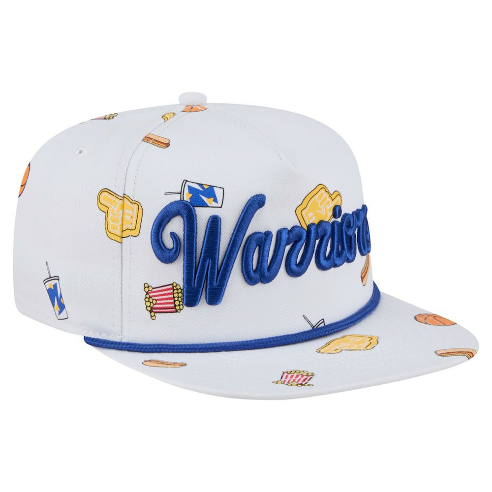 New Era - Golden State Warriors Team Cheer Rope 19TWENTY Adjustable Hat - White