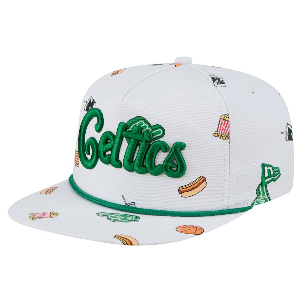 New Era - Boston Celtics Team Cheer Rope 19TWENTY Adjustable Hat - White
