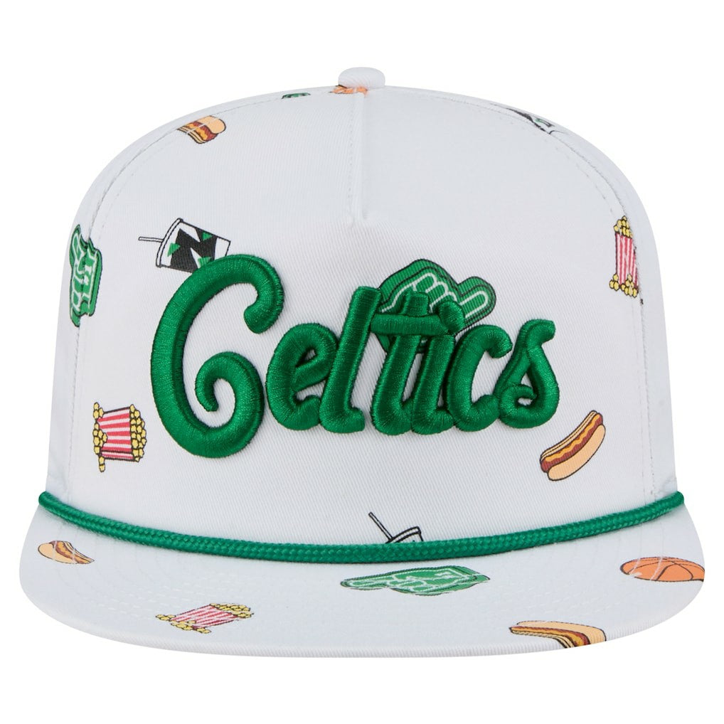 New Era - Boston Celtics Team Cheer Rope 19TWENTY Adjustable Hat - White
