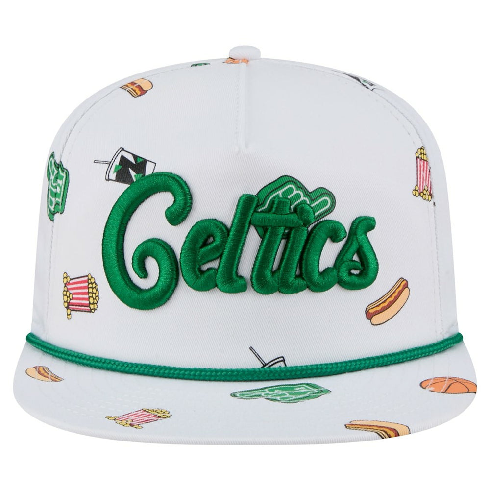 New Era - Boston Celtics Team Cheer Rope 19TWENTY Adjustable Hat - White