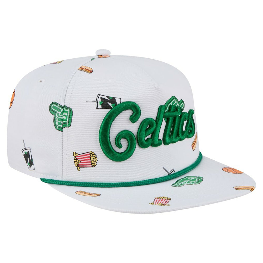 New Era - Boston Celtics Team Cheer Rope 19TWENTY Adjustable Hat - White