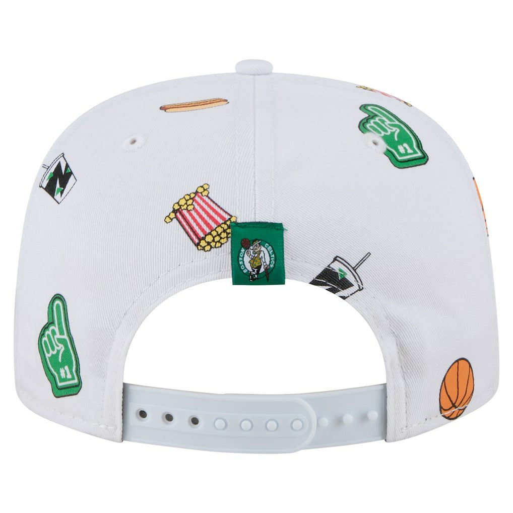 New Era - Boston Celtics Team Cheer Rope 19TWENTY Adjustable Hat - White