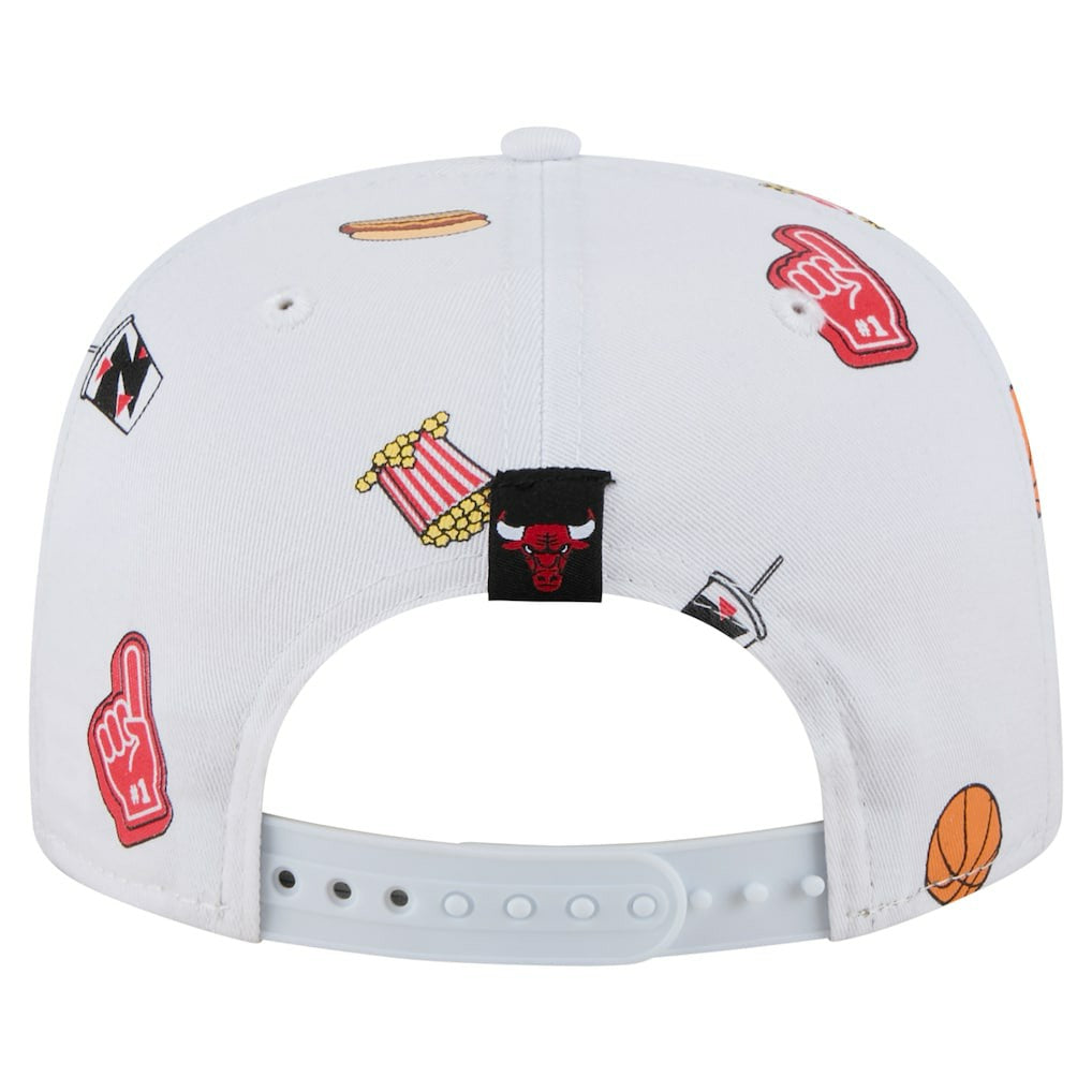 New Era - Chicago Bulls Team Cheer Rope 19TWENTY Adjustable Hat - White
