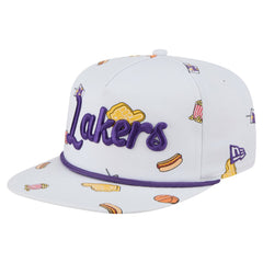 New Era - Los Angeles Lakers Team Cheer Rope 19TWENTY Adjustable Hat - White