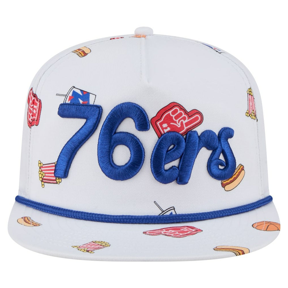 New Era - Philadelphia 76ers Team Cheer Rope 19TWENTY Adjustable Hat - White