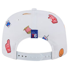 New Era - Philadelphia 76ers Team Cheer Rope 19TWENTY Adjustable Hat - White