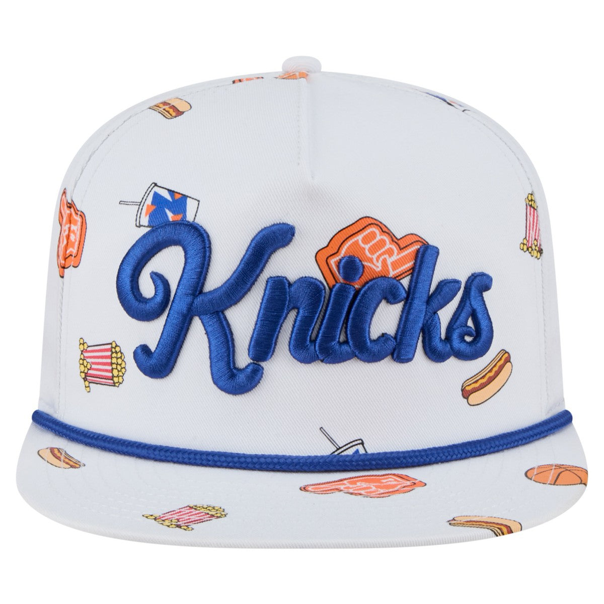 New Era - New York Knicks Team Cheer Rope 19TWENTY Adjustable Hat - White