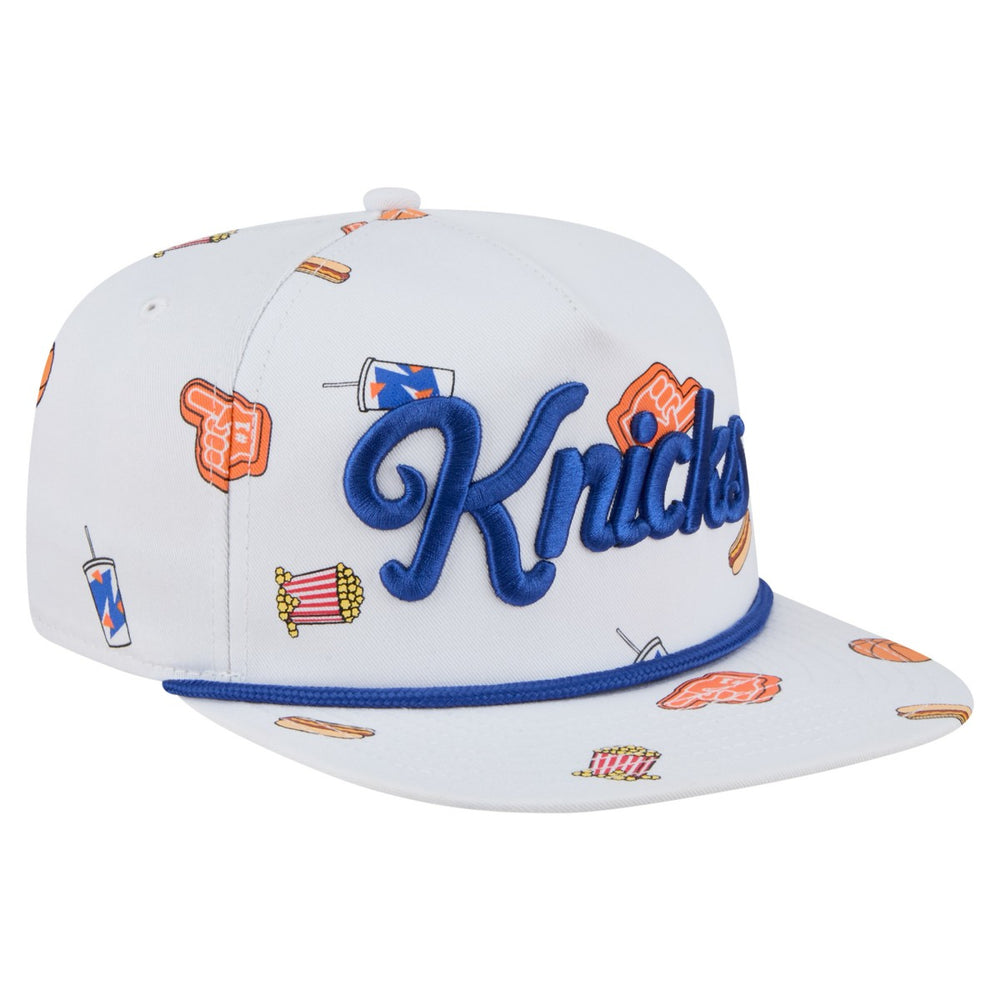 New Era - New York Knicks Team Cheer Rope 19TWENTY Adjustable Hat - White