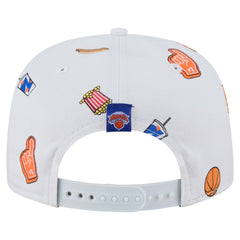 New Era - New York Knicks Team Cheer Rope 19TWENTY Adjustable Hat - White