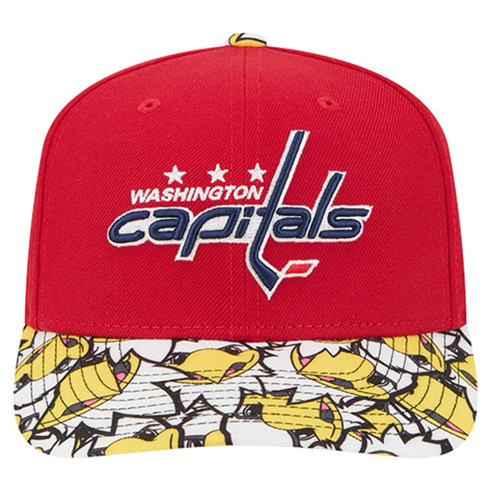 Washington Capitals New Era Mascot Visor 9SEVENTY Adjustable Hat Red