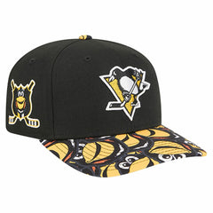 Pittsburgh Penguins New Era Mascot Visor 9SEVENTY Adjustable Hat Black