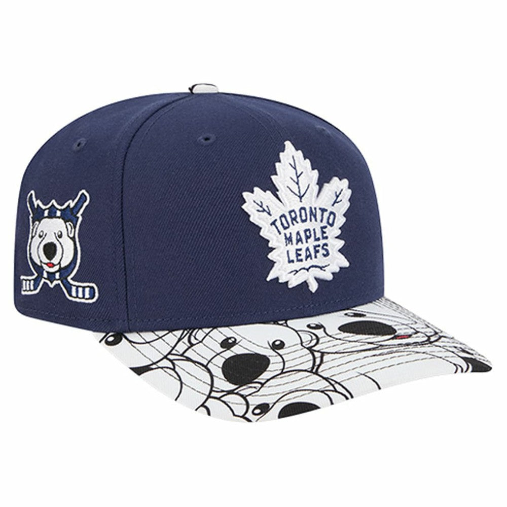 Toronto Maple Leafs - New Era Mascot Visor 9SEVENTY Adjustable Hat Blue