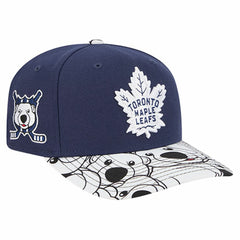 Toronto Maple Leafs - New Era Mascot Visor 9SEVENTY Adjustable Hat Blue