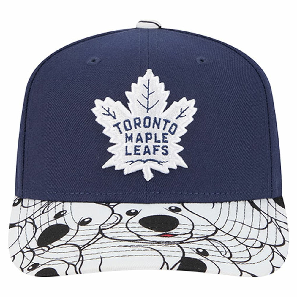 Toronto Maple Leafs - New Era Mascot Visor 9SEVENTY Adjustable Hat Blue