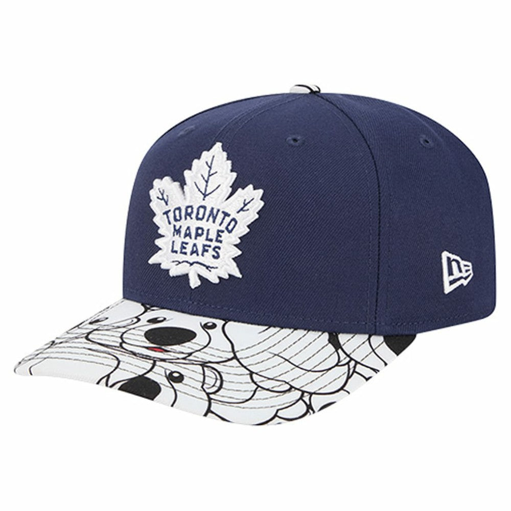Toronto Maple Leafs - New Era Mascot Visor 9SEVENTY Adjustable Hat Blue
