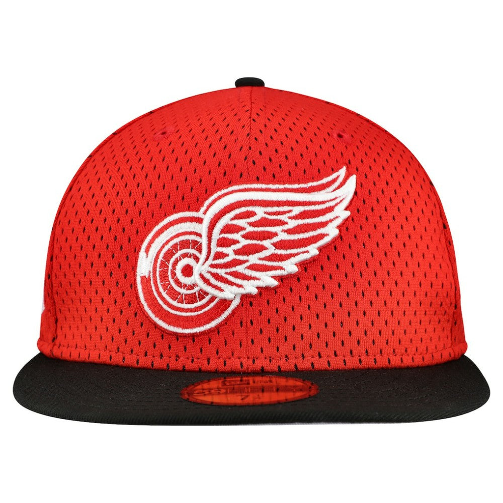 Detroit Red Wings - New Era Mesh Crown Two-Tone 59FIFTY Fitted Hat Red/Black