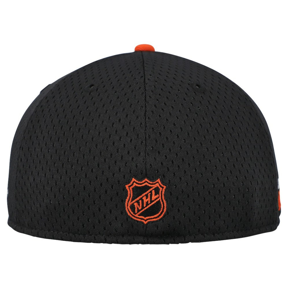 Philadelphia Flyers - New Era Mesh Crown Two-Tone 59FIFTY Fitted Hat Black/Orange
