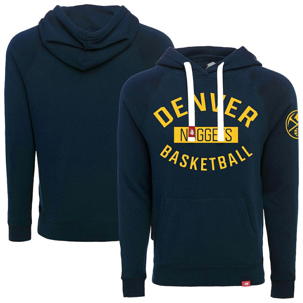 NBA - Denver Nuggets Sportiqe Unisex Olsen Tri-Blend Pullover Hoodie - Navy