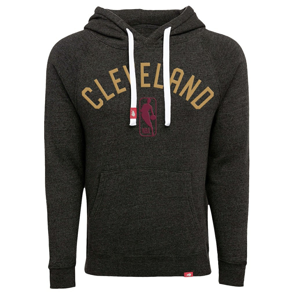 NBA - Cleveland Cavaliers Sportiqe Unisex Olsen Tri-Blend Pullover Hoodie - Black
