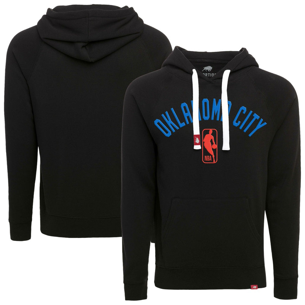 NBA - Oklahoma City Thunder Sportiqe Unisex Olsen Tri-Blend Pullover Hoodie - Heather Black