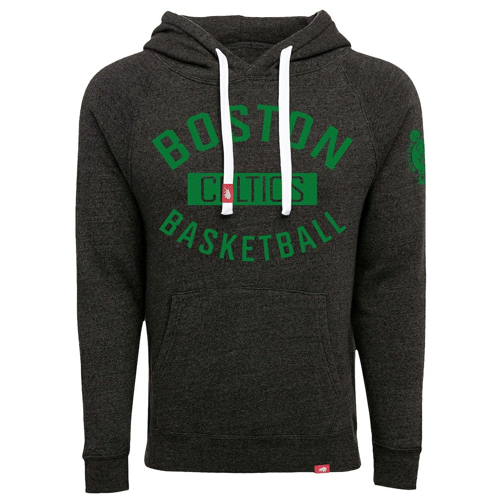 NBA - Boston Celtics Sportiqe Unisex Olsen Tri-Blend Pullover Hoodie - Black