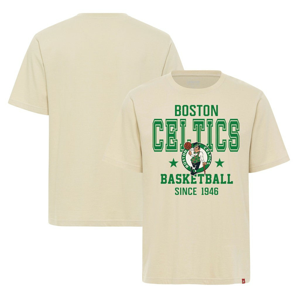 NBA - Boston Celtics Sportiqe Unisex Duke Premium T-Shirt - Cream