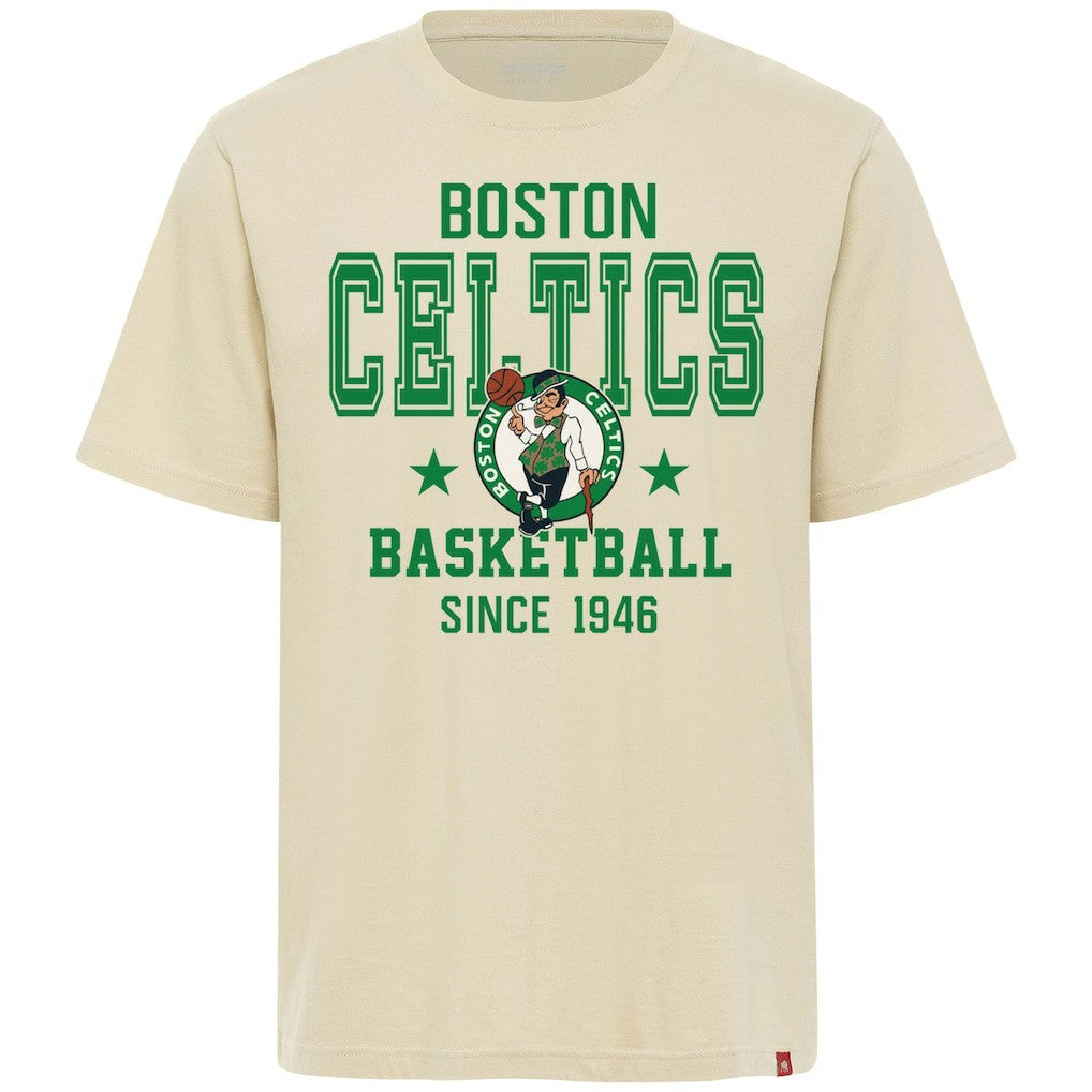 NBA - Boston Celtics Sportiqe Unisex Duke Premium T-Shirt - Cream