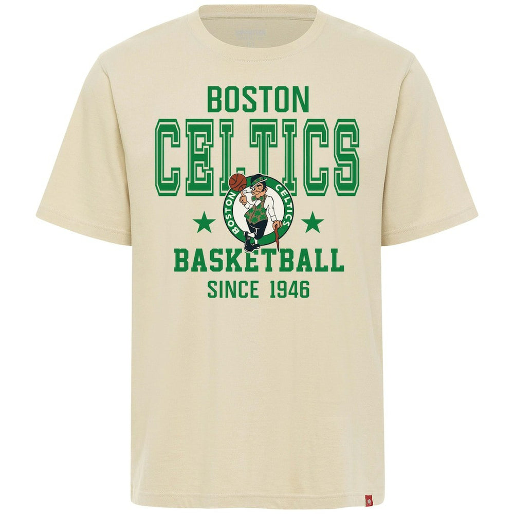 NBA - Boston Celtics Sportiqe Unisex Duke Premium T-Shirt - Cream