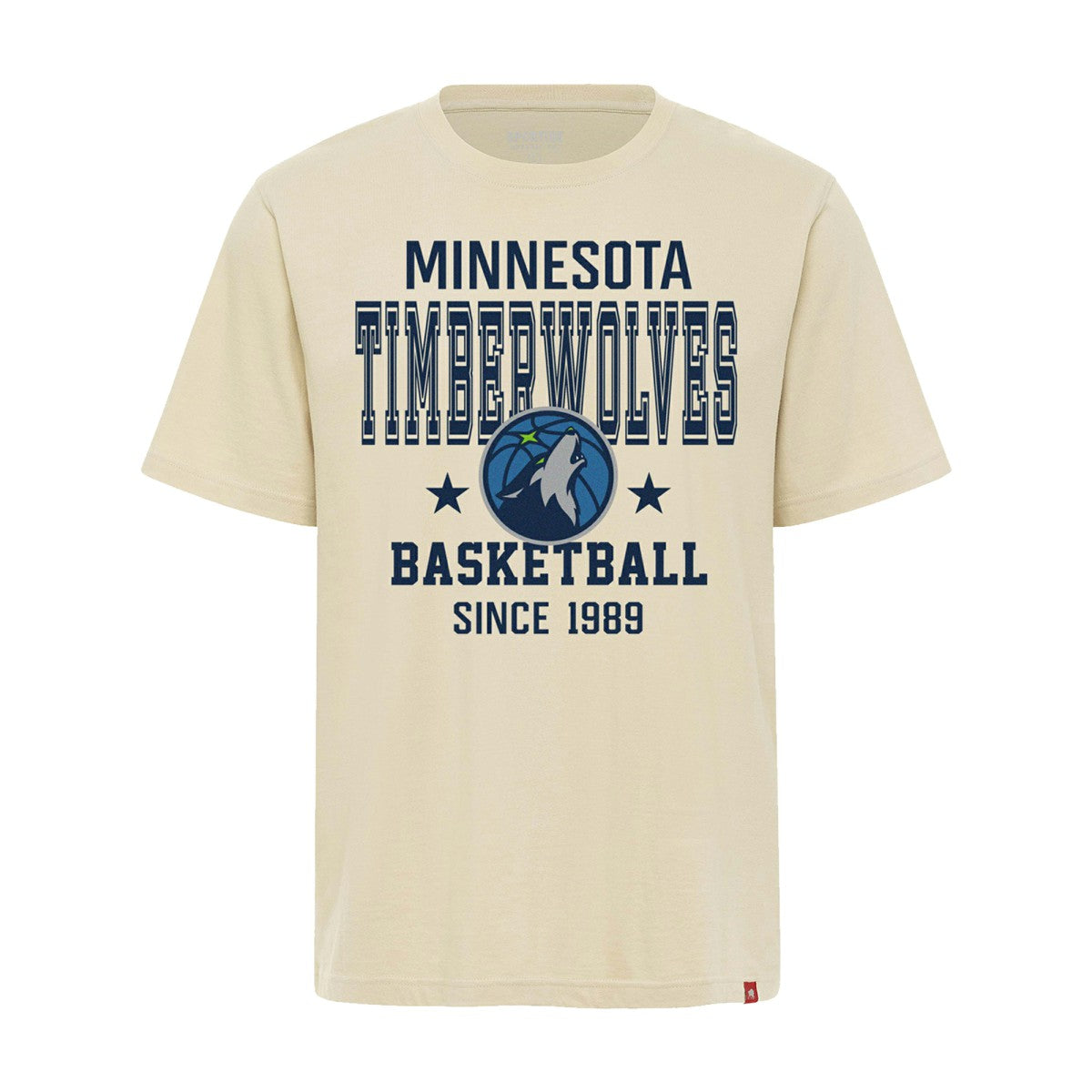 NBA - Minnesota Timberwolves Sportiqe Unisex Duke Premium T-Shirt - Cream