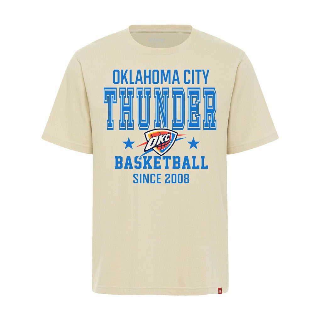 NBA - Oklahoma City Thunder Sportiqe Unisex Duke Premium T-Shirt - Cream