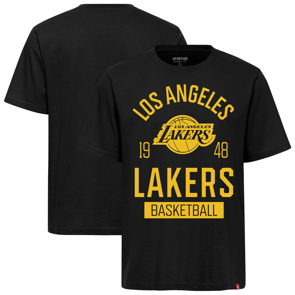 NBA - Los Angeles Lakers Sportiqe Unisex Duke Premium T-Shirt - Black