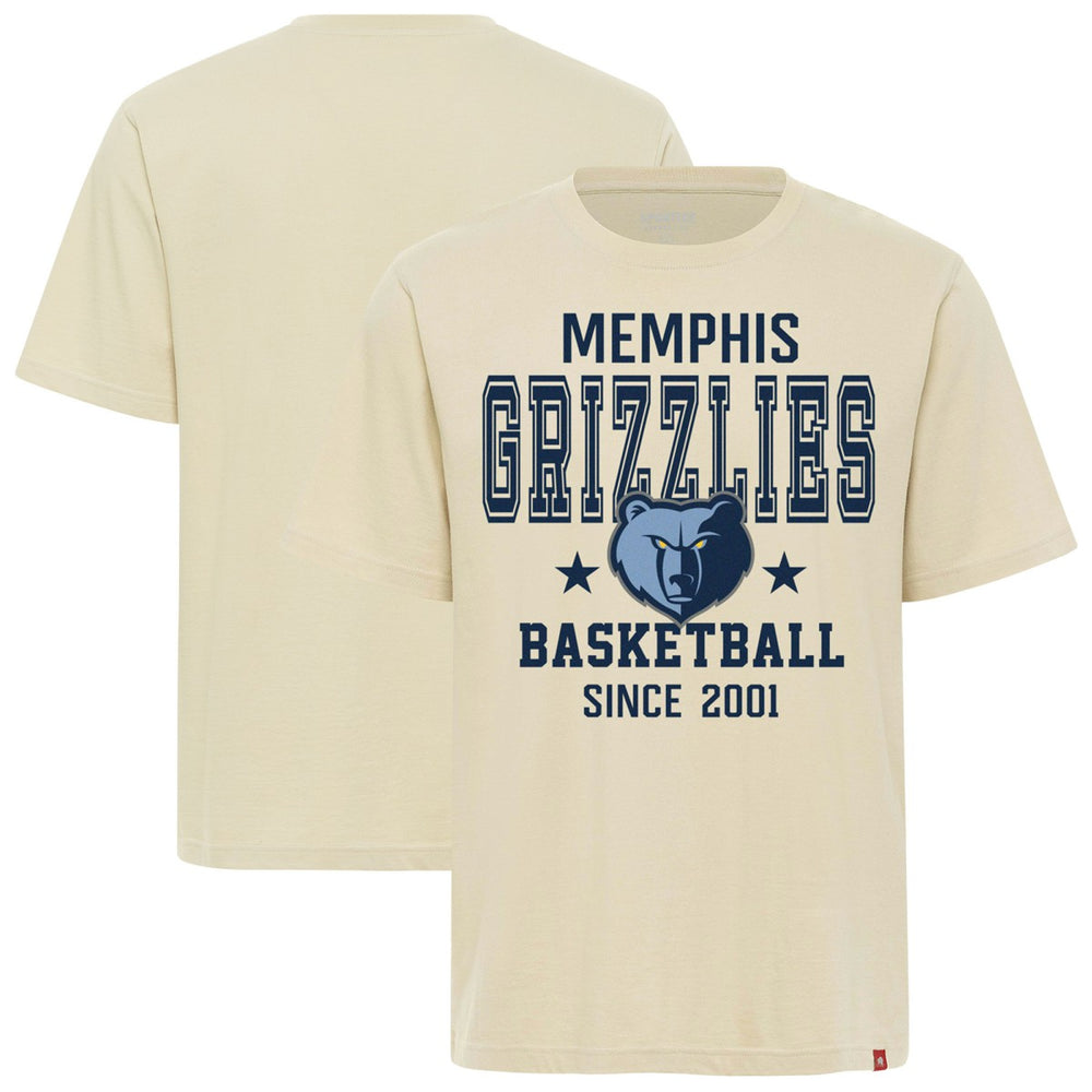 NBA - Memphis Grizzlies Sportiqe Unisex Duke Premium T-Shirt - Cream
