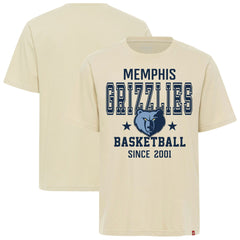 NBA - Memphis Grizzlies Sportiqe Unisex Duke Premium T-Shirt - Cream