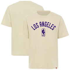 NBA - Los Angeles Lakers Sportiqe Unisex Duke Premium T-Shirt - Cream