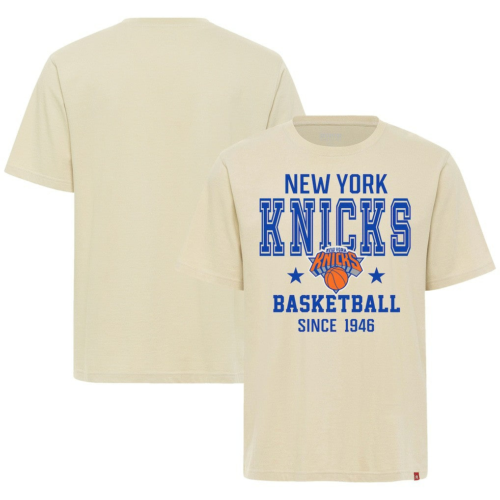 NBA - New York Knicks Sportiqe Unisex Duke Premium T-Shirt - Cream