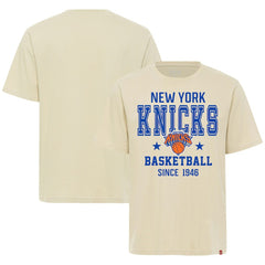 NBA - New York Knicks Sportiqe Unisex Duke Premium T-Shirt - Cream