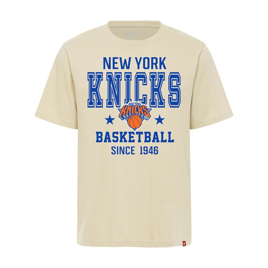 NBA - New York Knicks Sportiqe Unisex Duke Premium T-Shirt - Cream