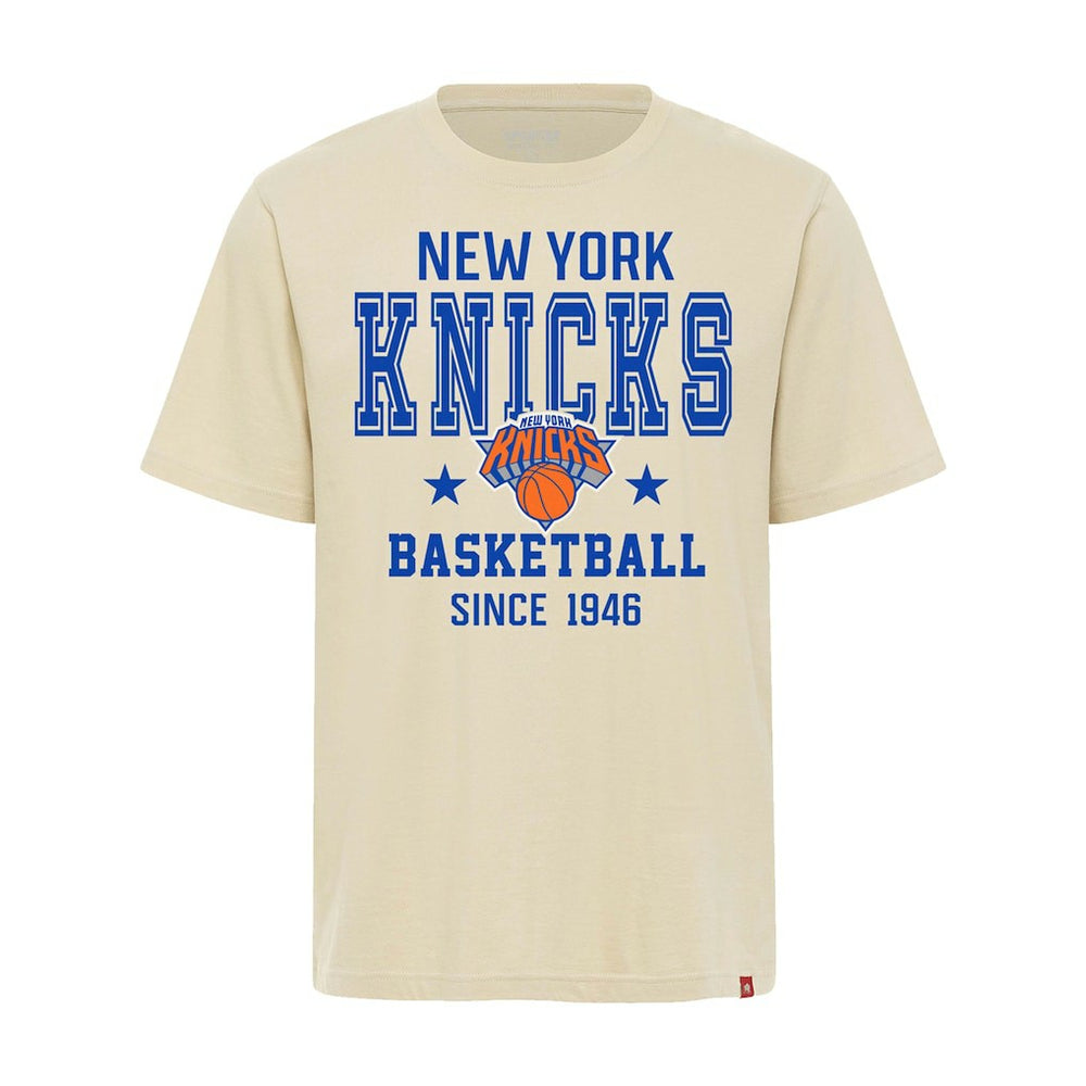 NBA - New York Knicks Sportiqe Unisex Duke Premium T-Shirt - Cream
