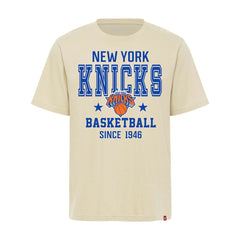 NBA - New York Knicks Sportiqe Unisex Duke Premium T-Shirt - Cream