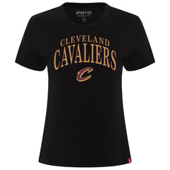 NBA - Cleveland Cavaliers Sportiqe Women's Arcadia Boxy T-Shirt - Black