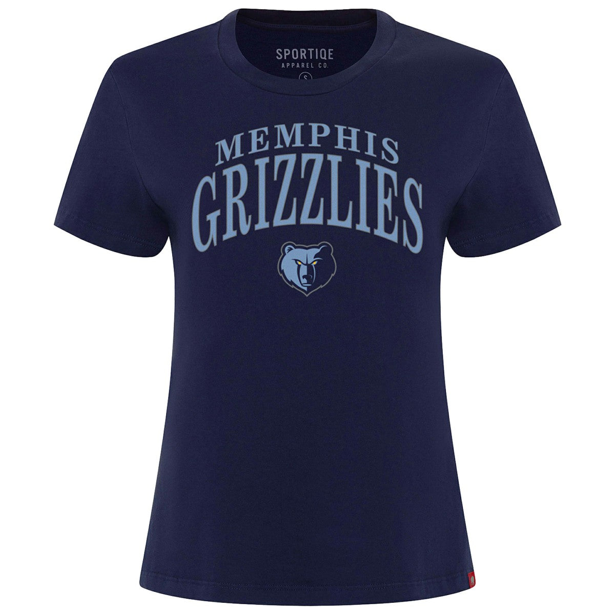 NBA - Memphis Grizzlies Sportiqe Women's Arcadia Boxy T-Shirt - Navy