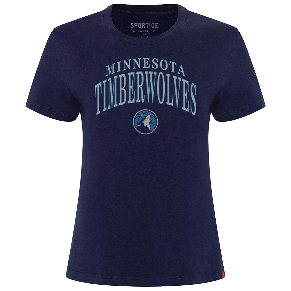 NBA - Minnesota Timberwolves Sportiqe Women's Arcadia Boxy T-Shirt - Navy