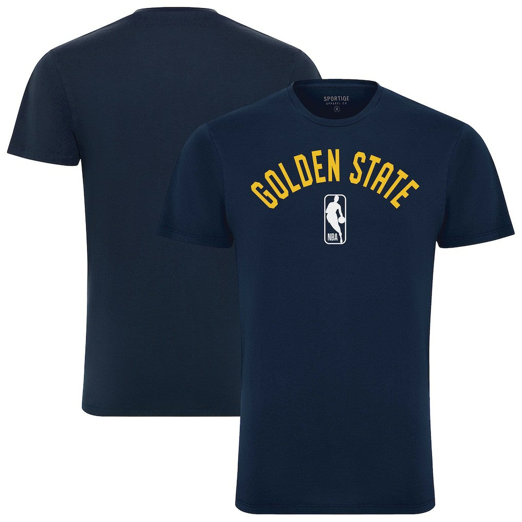 NBA - Golden State Warriors Sportiqe Unisex Bingham T-Shirt - Navy