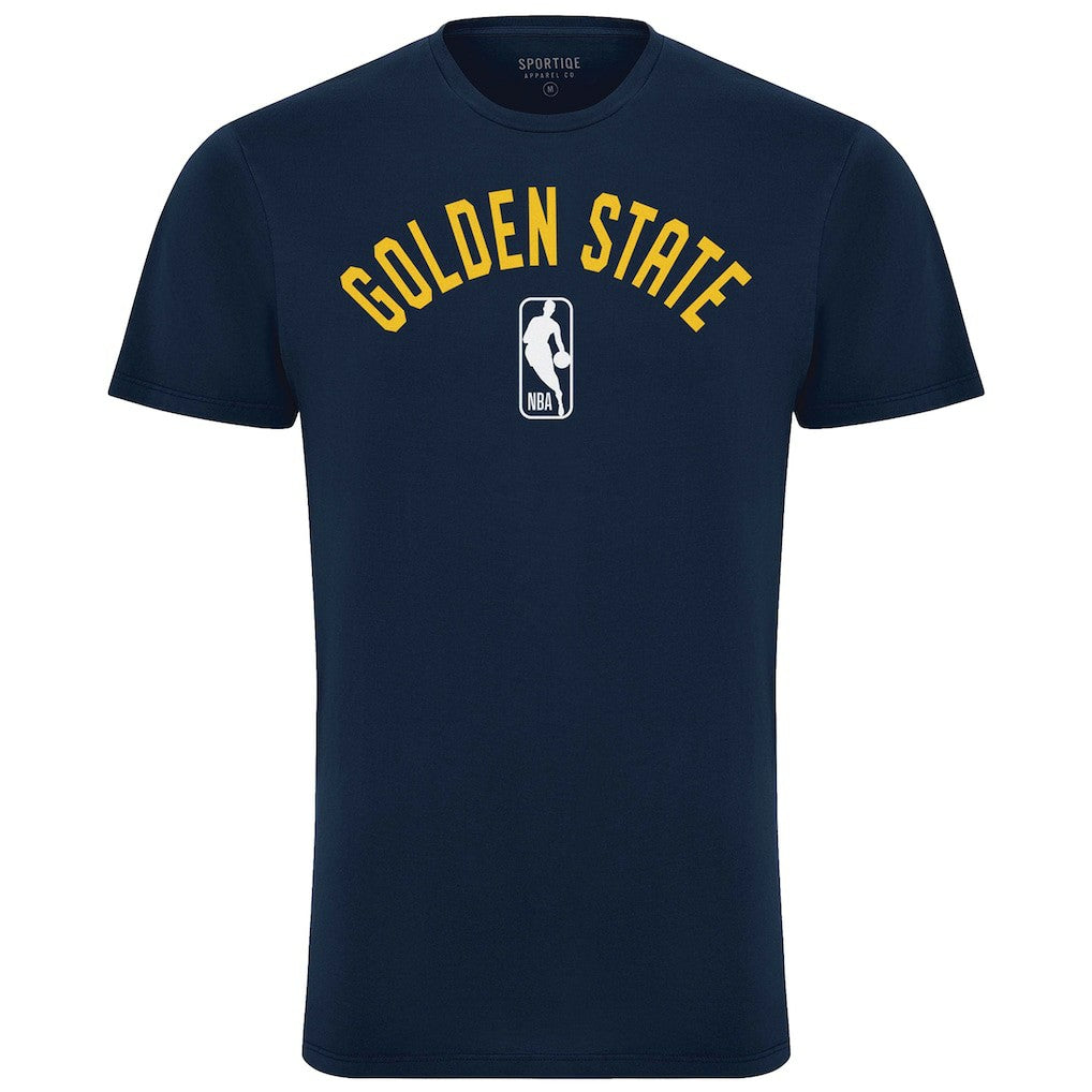NBA - Golden State Warriors Sportiqe Unisex Bingham T-Shirt - Navy