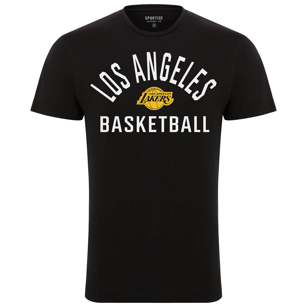 NBA - Los Angeles Lakers Sportiqe Unisex Bingham T-Shirt - Black