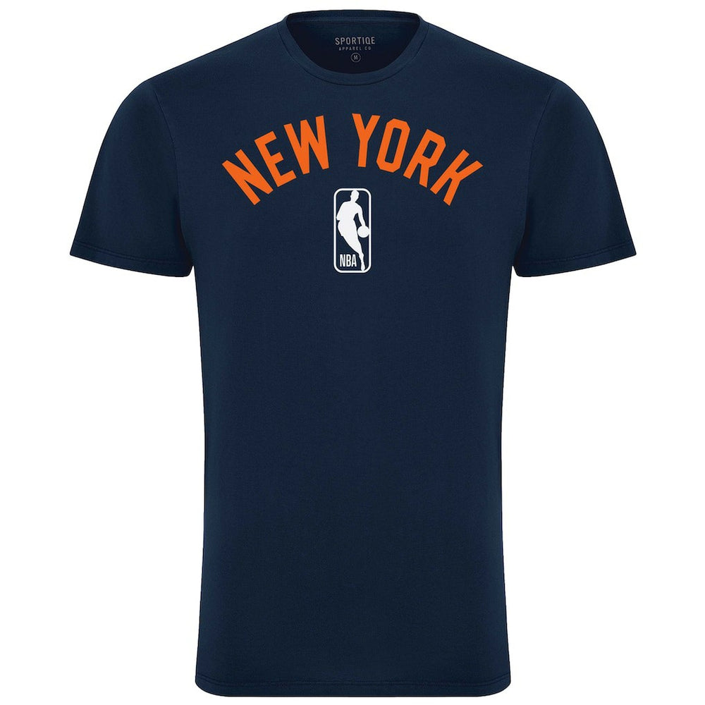 NBA - New York Knicks Sportiqe Unisex Bingham T-Shirt - Navy