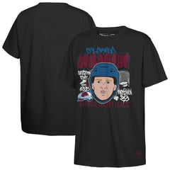 Nathan MacKinnon Colorado Avalanche - Mitchell & Ness Youth Caricature T-Shirt Black