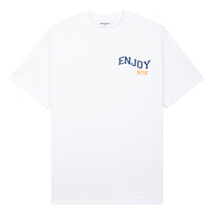 NBA - Enjoy Basketball x New York Knicks Unisex Hoop Enthusiast Capsule Collection T-Shirt - White