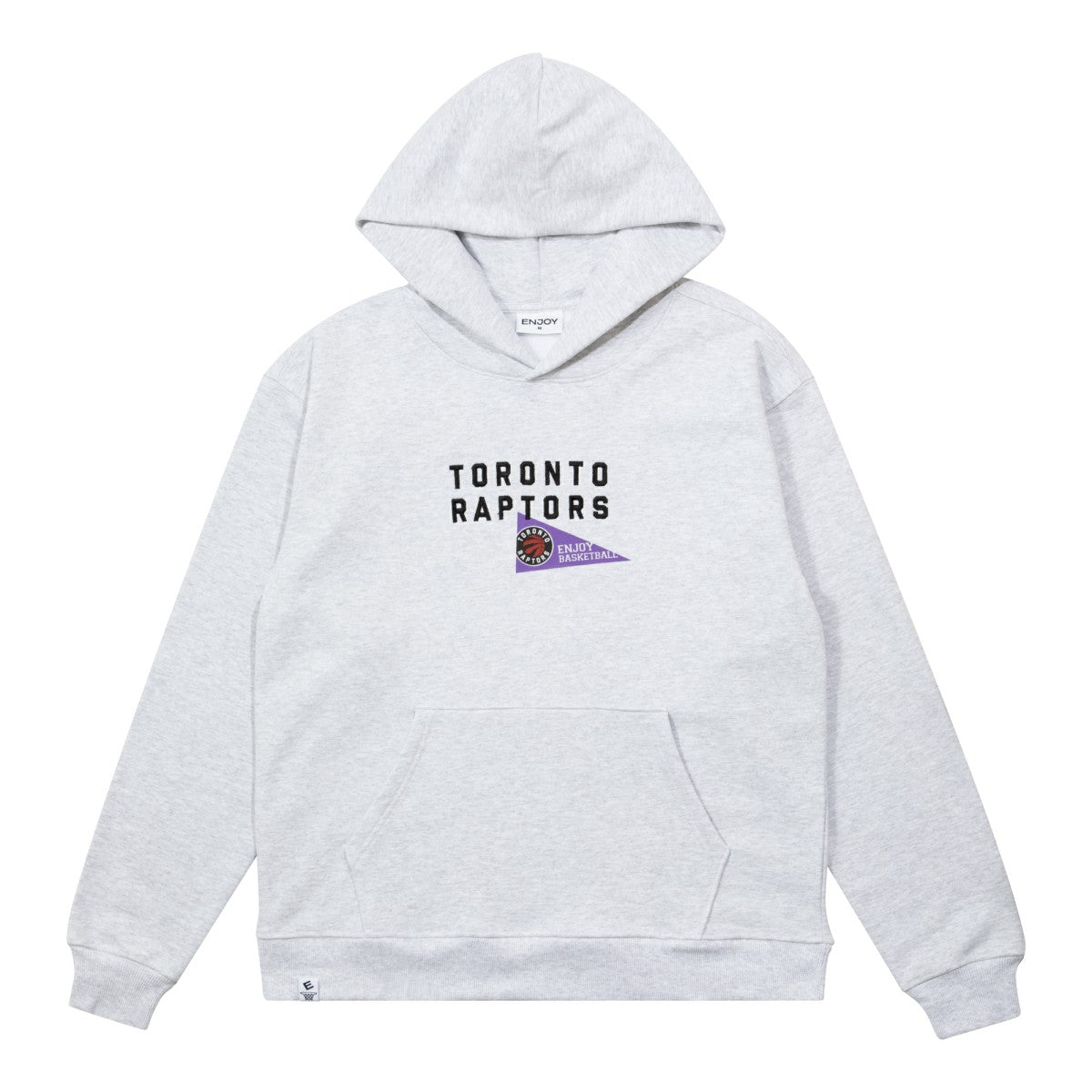 NBA - Enjoy Basketball x Toronto Raptors Unisex Hoop Enthusiast Capsule Collection Pullover Hoodie - Heather Gray